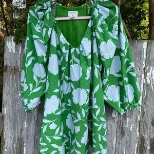 Kate Spade Green and Blue floral Dress